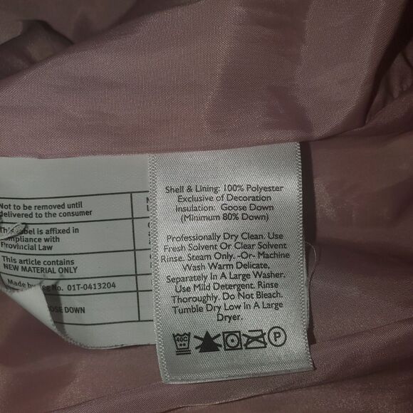 Eddie Bauer Size S Down 650 Fill Women's Pink Full Zip Quilted Insulated VEST - Picture 10 of 12